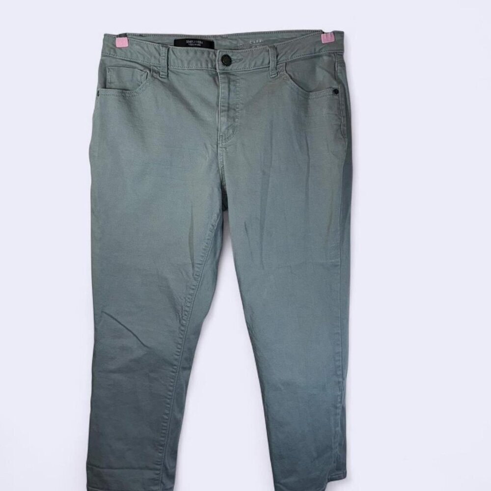 Simply Vera Vera Wang Mid Rise Capri Size 10